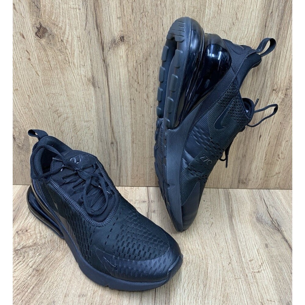 Nike Air Max 270 Triple Black AH8050-005 Men's Size 12 Running Shoes